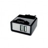CARGADOR USB TABLET/SMARTPHONE APPROX 6 TIPS NEGRO