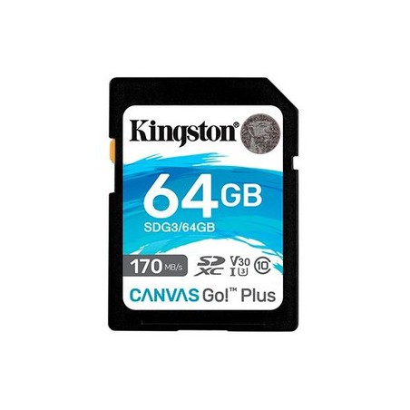 MEM SDXC 64GB KINGSTON CANVAS GO UHS-I CL10