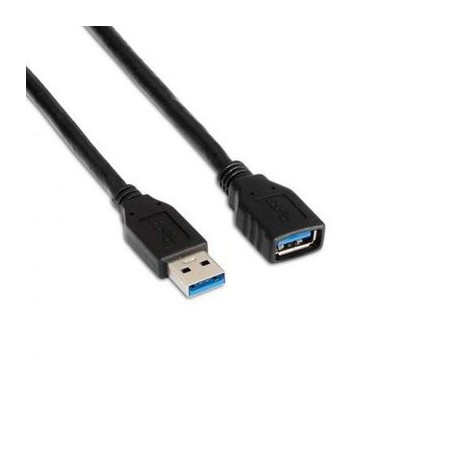CABLE EXTENSOR USB(A) 3.0 A USB(A) 3.0 AISENS 1M NEGRO