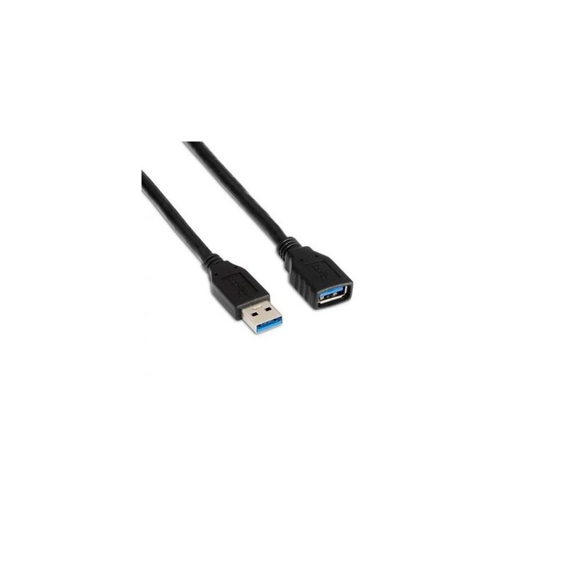 CABLE EXTENSOR USB(A) 3.0 A USB(A) 3.0 AISENS 2M NEGRO