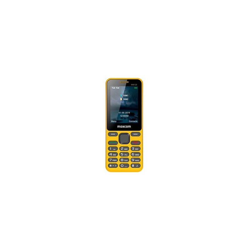 MOVIL SMARTPHONE MAXCOM CLASSIC MM139 AMARILLO