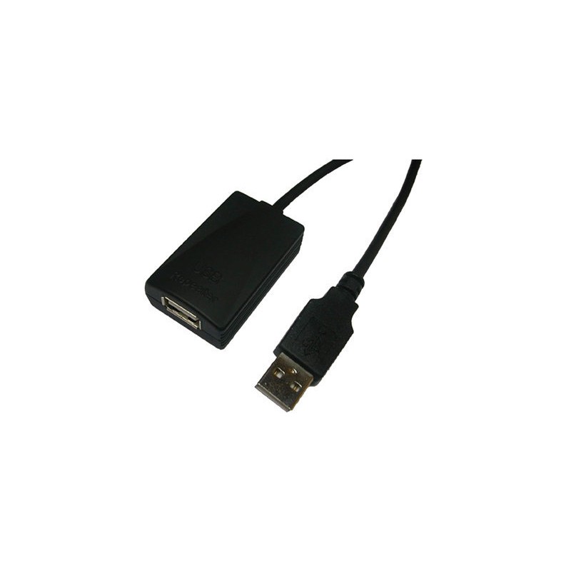 CABLE EXTENSOR USB(A) 2.0 A USB(A) 2.0 LOGILINK 5M NEGRO