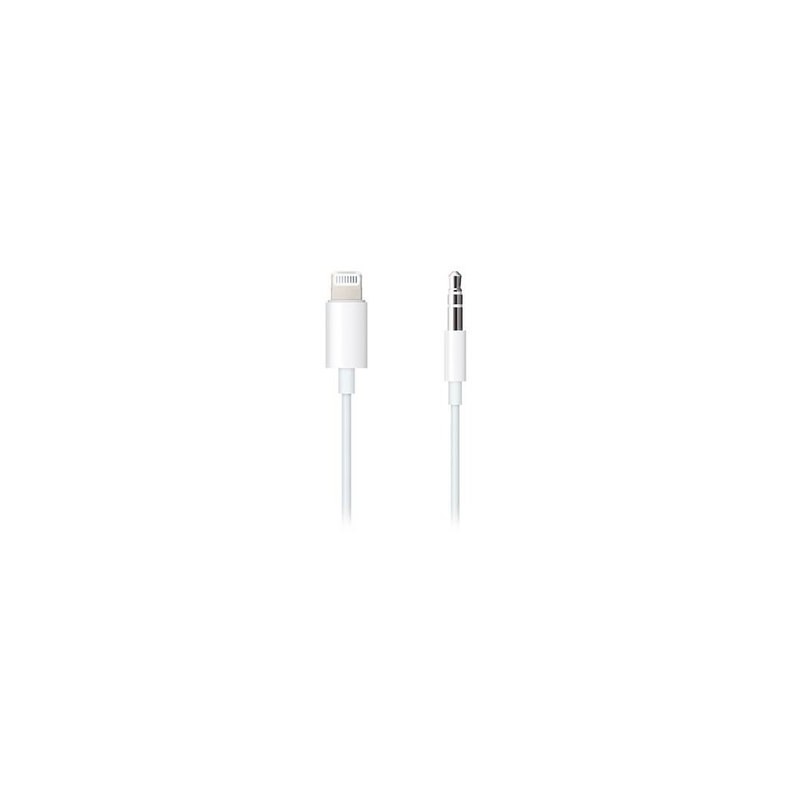 CABLE APPLE LIGHTNING A AUDIO 3.5MM BLANCO