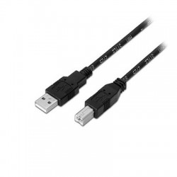 CABLE USB(A) 2.0 A USB(B) 2.0 AISENS 4.5M NEGRO