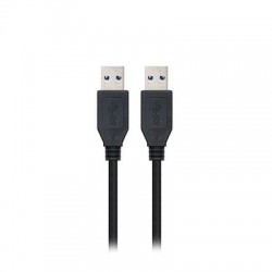 CABLE USB(A) 3.0 A USB(A) 3.0 NANOCABLE 2M NEGRO